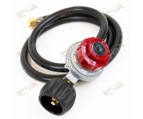 4.5 FT 20PSI Propane LPG Regulator & High Pressure Hose For BBQ Burner UL Listed